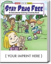 Stay Drug Free Coloring & Activities Book Personalized