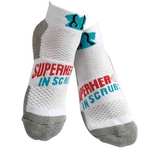 Superheroes In Scrubs Socks