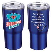 Superheroes in Scrubs Stainless Steel Tumbler