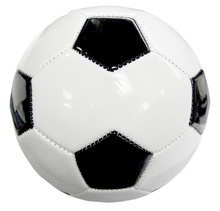 Synthetic Leather Soccer Ball with Logo Imprint