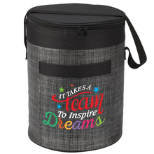 It Takes a Team to Inspire Dreams Barrel Cooler Bag