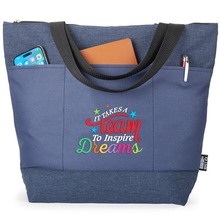 Teachers It Takes a Team to Inspire Dreams 17" Computer/Laptop Tote Bag