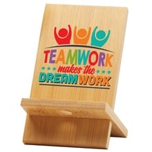 Teamwork Bamboo Phone & Tablet Holder