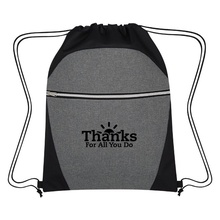 Thanks For All You Do Drawstring Sports Pack Staff Gift