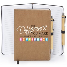 The Difference You Make Makes All The Difference Journal & Bamboo Pen