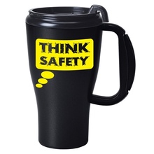Travel Mug Safety Incentive with Slogan