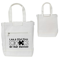 Vital Piece of Our Success Canvas Lunch Tote