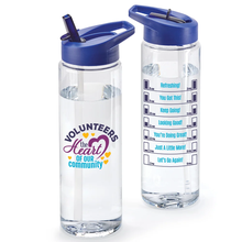 Volunteers: The Heart of Our Community Water Bottle