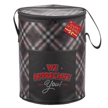 We Appreciate You! Barrel Cooler Bag with Holiday Gift Card