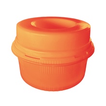 Buddy Bowl Spill Proof Dog Water Bowl 64 oz, Orange