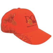 DOGS Unlimited Ball Cap, Hunter Orange, Quail