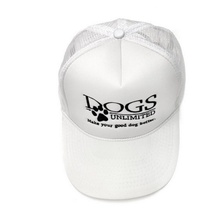 DOGS Unlimited Trucker Cap, White