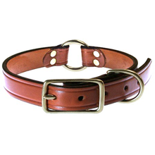 FieldKing Bridle Leather Collar, Double Ring Style