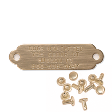 FieldKing Solid Brass Nameplate