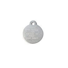 FieldKing Stainless Steel Dog Tag, 1/16 Inch Lettering