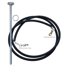 FieldKing Ultimate Horse Tie Out, Cold Rolled Steel Stake and Ultimate Picket Line Combo