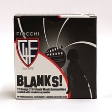 Fiocchi, 12 Gauge 2 3/4", Blank Ammunition, Smokeless