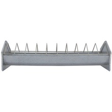 Galvanized Metal Feeder with Guard, 20 Inches Long