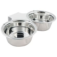 Kennel Gear, Bowl Only, Aluminum Yoke, 2 Quart Double