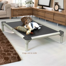 Kuranda, Anodized Aluminum Dog Bed, Smoke, 40" X 25"