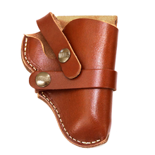 Leather Snap Off Belt Holster, Size 7, Right Handed
