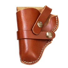Leather Snap Off Belt Holster, Size 7, Left Handed