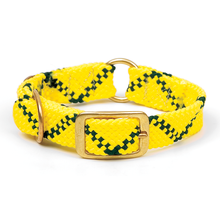 Mendota, Center Ring Dog Collar, Hi-Viz Yellow, 1" Wide