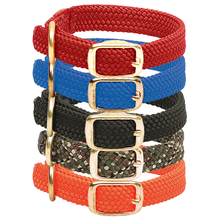 Mendota, Double Braided Junior Dog Collar, 9/16" Wide up to 14" Long