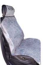 Mud River Dog Products, Fitted Shotgun Seat Cover, Grey