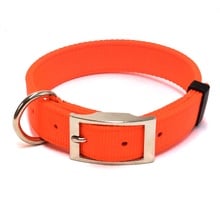 3/4 Duckwood Basic Dog Collar, Nickel Hardware - DDB12-DDB1