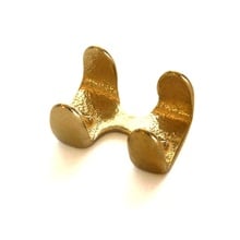 Rope Clamp, Brass, 1 3/4" Long, 7/8" Wide