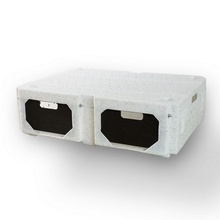 Ruff Land, 9" Double Wide Cackle Box, Whitestone