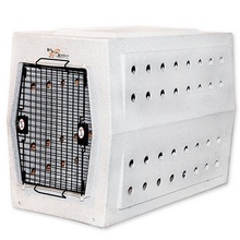 Ruff Land, Intermediate Kennel, Single Door, Whitestone