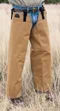 TurtleSkin, SnakeArmor Total Protection Snake Chaps, Khaki, Regular
