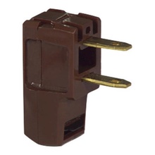 2 Wire Angled Super Plug Brown BP2600-6B-L