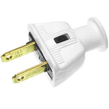 2 Wire Rubber Plug 183WH White