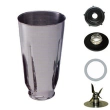 5 Cup Stainless Steel Complete Blender Jar fits Oster Blenders