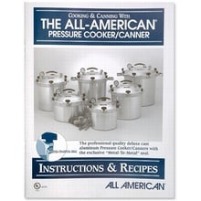 All American Pressure Cooker Instruction and Recipe Book