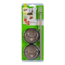Ball 15005 Regular Mouth Sip N Straw Lids