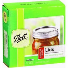 Ball Regular Mouth Mason Jar Canning Dome Lids, 12 Pieces