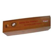 Bene Casa 92780 Double 9 Dominoes In Wood Box