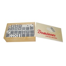 Bene Casa BC-53262 Double 9 Domino Set with Wooden Box