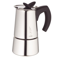 Bialetti 06956 Musa Stainless Steel Stovetop Espresso Maker, 6 Cup
