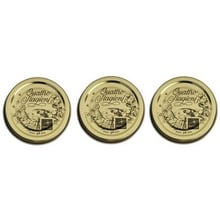 Bormioli Rocco 2-1/4", 56mm Quattro Stagioni Lids, 3 Pieces
