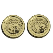 Bormioli Rocco 2-3/4", 70mm Quattro Stagioni Lids, 2 Pieces