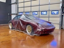 Car Condom 5 Pack Disposable Clear Plastic Car Cover with Elastic Band Small Size 11.5' x 19.5'