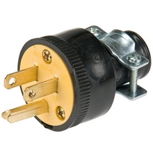 Commercial Grade Round Grounded Plug 1709