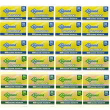 Diamond 41190 Square Center Toothpicks 800 Count Per Pack x 24 Packs 19,200pcs