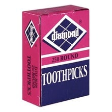 Diamond 41860 Round Toothpicks 250 Count