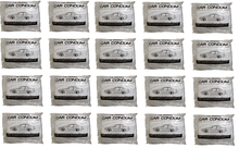 Car Condom 20 Pack Clear Disposable Plastic Car Cover with Elastic Band Medium Size 21.5' x 12.5'